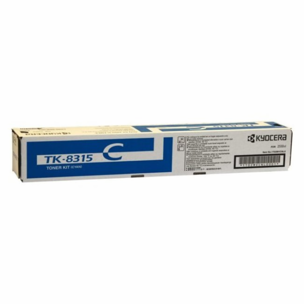 Kyocera toner TK-8315C/ 6 000 A4/ azurový/ pro TASKalfa 2...