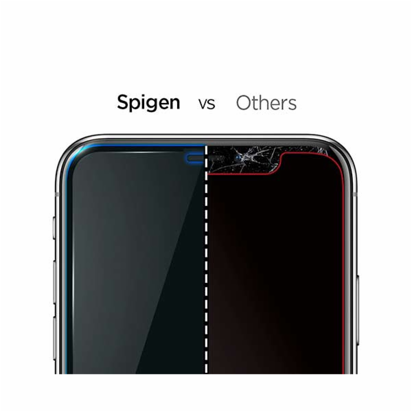 Spigen TEPLENÉ SKLO SPIGEN ALM GLASS FC IPHONE 11 PRO ČERNÉ