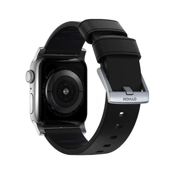 Nomad Nomad Active Strap Pro Black, stříbrný - AW 44/42 mm