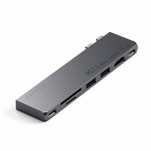 Satechi USB HUB Satechi Pro Hub Slim - hliníkový hub s dv...