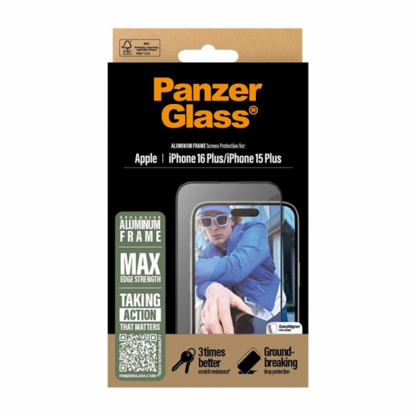 PanzerGlass PanzerGlass hliníkový rám iPhone  24 6.7 UWF