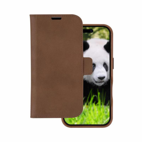 dbramante1928 - Pouzdro Lynge pro iPhone 16, dark tan