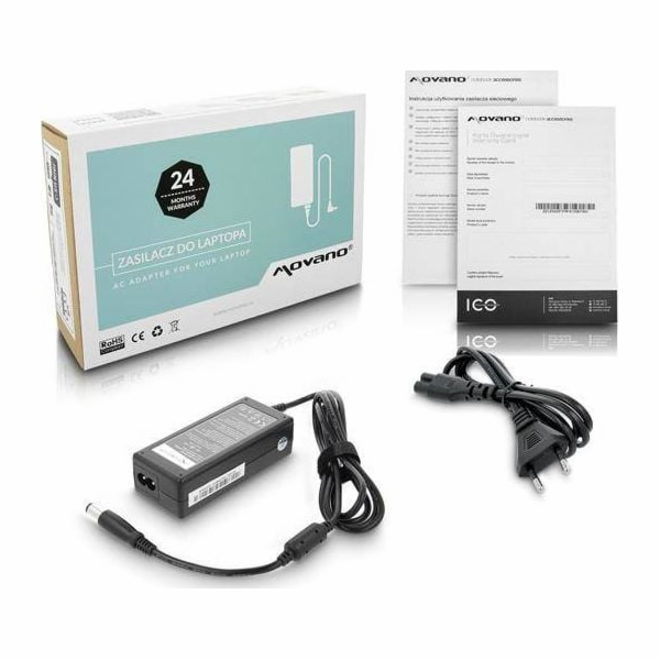 Movano Napájecí adaptér pro notebook 65W, 5mm, 3,3A, 19,5...