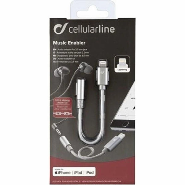 CellularLine Music Enabler z konektora Lightning na 3,5 m...