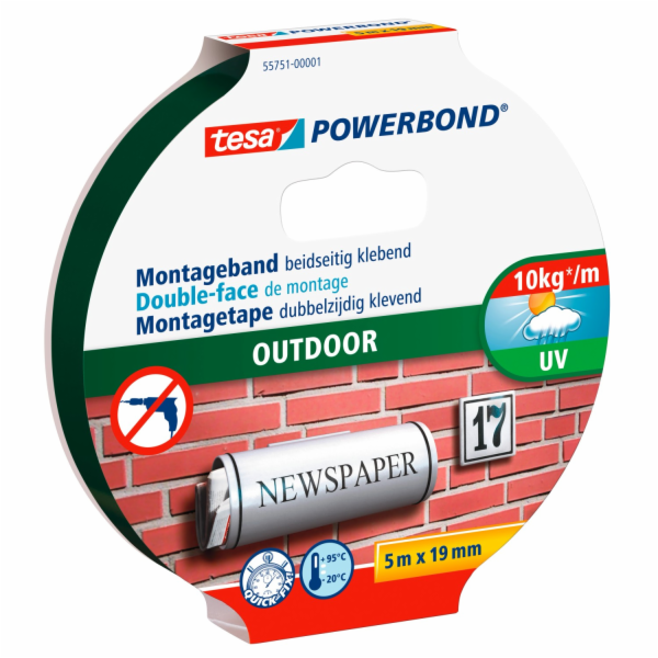 Tesa Montážní páska Powerbond pro venkovní použití 5 m x ...