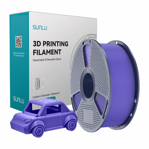 Filament Sunlu PETG (levandulově fialová)