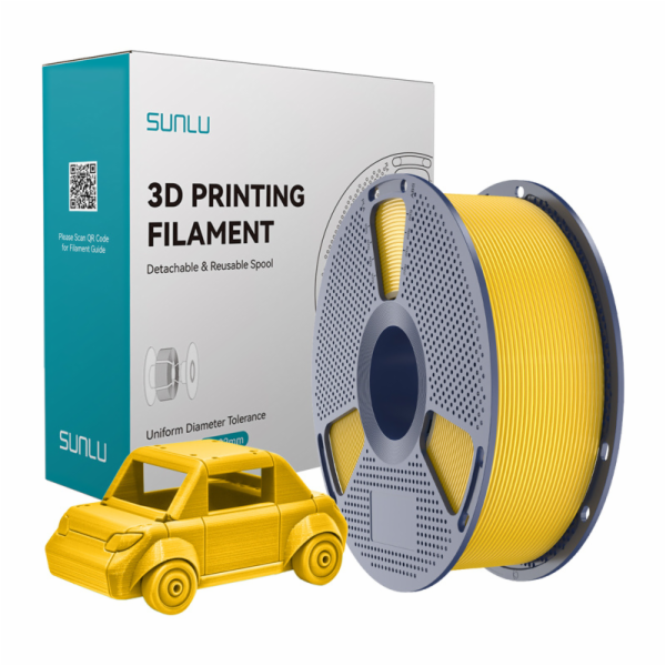 Filament Sunlu PETG (jasně žlutý)