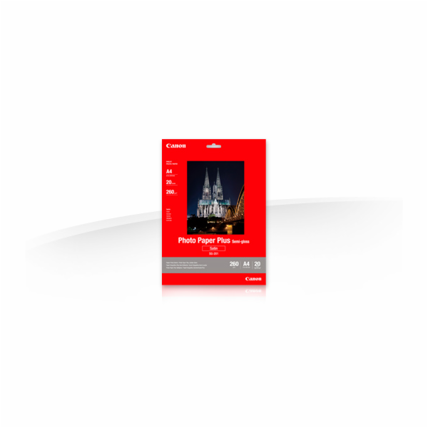 Canon SG-201, A3+ fotopapír saténový, 20ks, 260g/m
