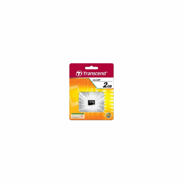 TRANSCEND MicroSD karta 2GB, bez adaptéru