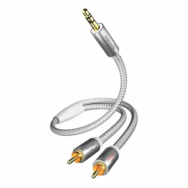 in-akustik Premium Audio Kabel 3,5 mm Jack - Cinch 5,0 m