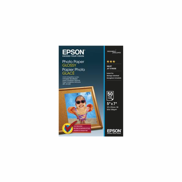 Epson Photo papir leskly 13x18 cm 50 listu 200 g