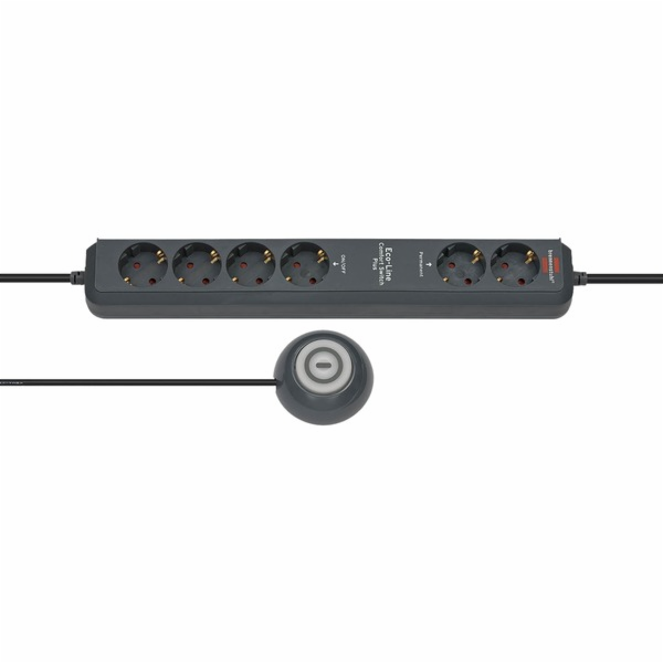 Brennenstuhl ECO-Line Comfort Switch Plus 6-nás.