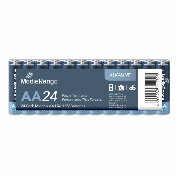 MediaRange Premium Alkalické baterie LR06 (AA, tužková) 1...
