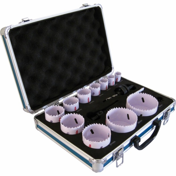 Makita D-47298 BIM Hole Saw Set 14 pieces