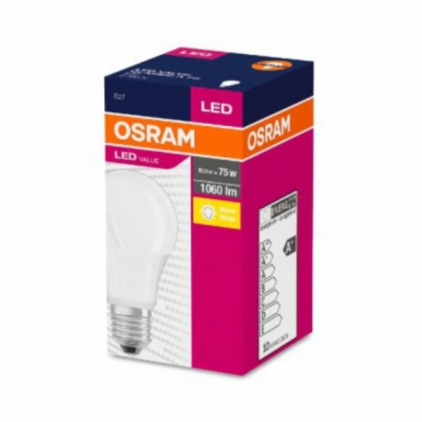 Osram LED žárovka E27 11,5W 2700K 1055lm VALUE A75-klasik...
