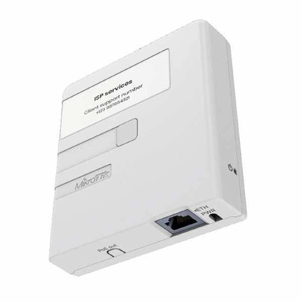 MikroTik GPEN11 Gigabit PoE injector na zeď