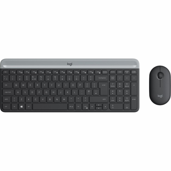 Logitech Wireless Desktop MK470, US, Graphite