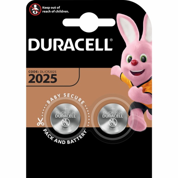 Duracell Lithium CR2025 2 Stück