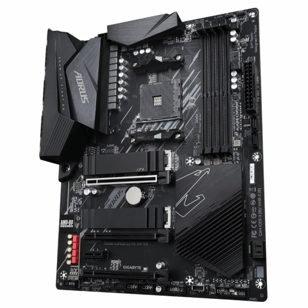 GIGABYTE MB Sc AM4 B550 AORUS ELITE AX V2, AMD B550, 4xDD...