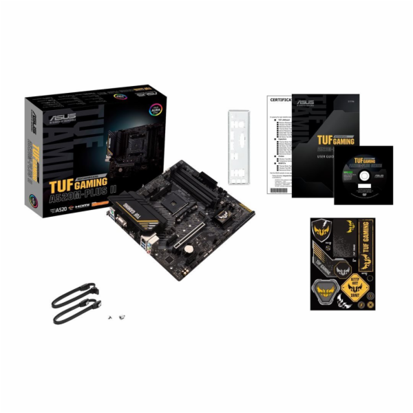 ASUS TUF GAMING A520M-PLUS II, AM4, AMD A520, 4xDDR4, mATX