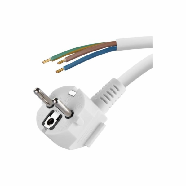 Flexo šňůra PVC 3× 0,75mm2, 2m, bílá  S14372
