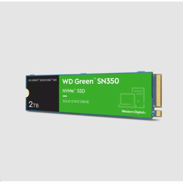 WD GREEN SSD NVMe 2TB PCIe SN350, Geb3 8GB/s, (R:3200/W:3...