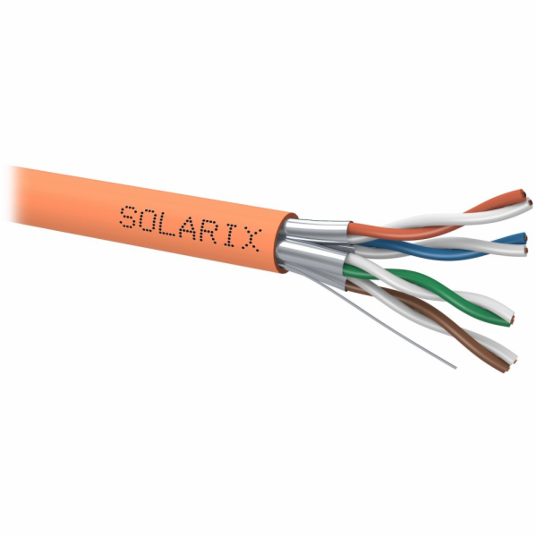 Kabel Solarix SXKD-6A-STP-LSOH-B2ca STP kabel Cat 6A drát...