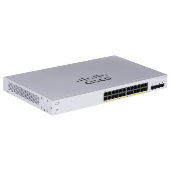 Cisco switch CBS220-24P-4G (24xGbE,4xSFP,24xPoE+,195W)