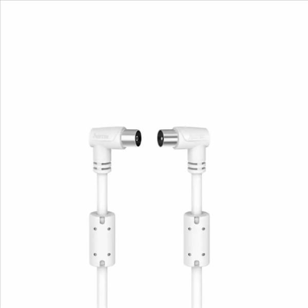 Anténní kabel 90 dB 3m, kolmé konektory, HAMA 205057