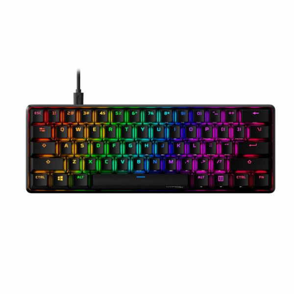 HyperX 60 Alloy Origins AQU Gaming Keyboard-US - Klávesnice