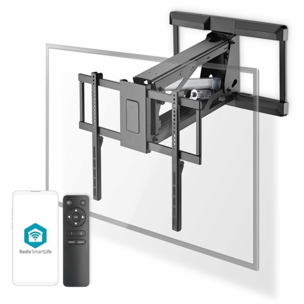 NEDIS nástěnný TV držák/ 37 - 75"/ nosnost 35 kg/ motoriz...
