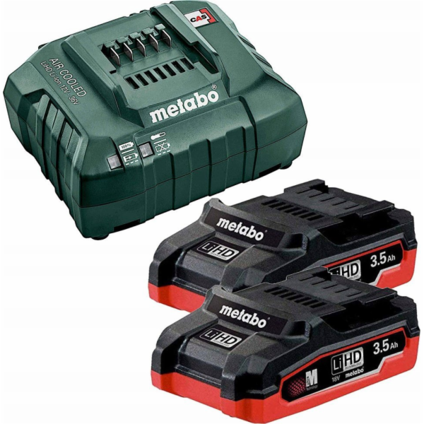Metabo Basis-Set 2x 18V 5,5 Ah LiHD