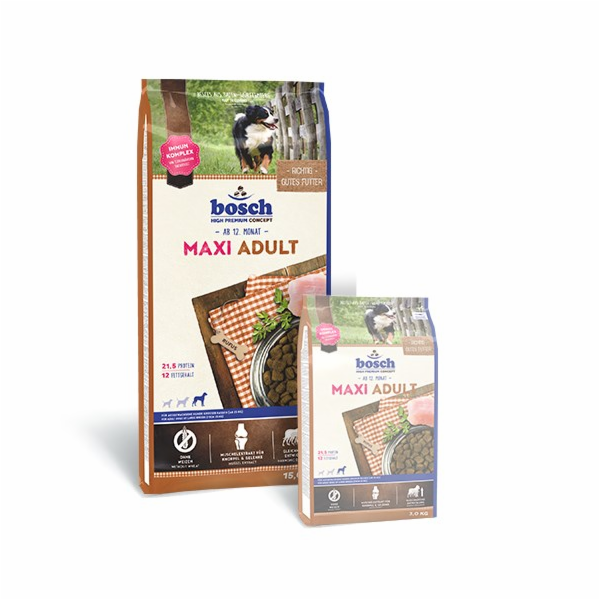 BOSCH Maxi Adult – suché krmivo pro psy – 15 kg