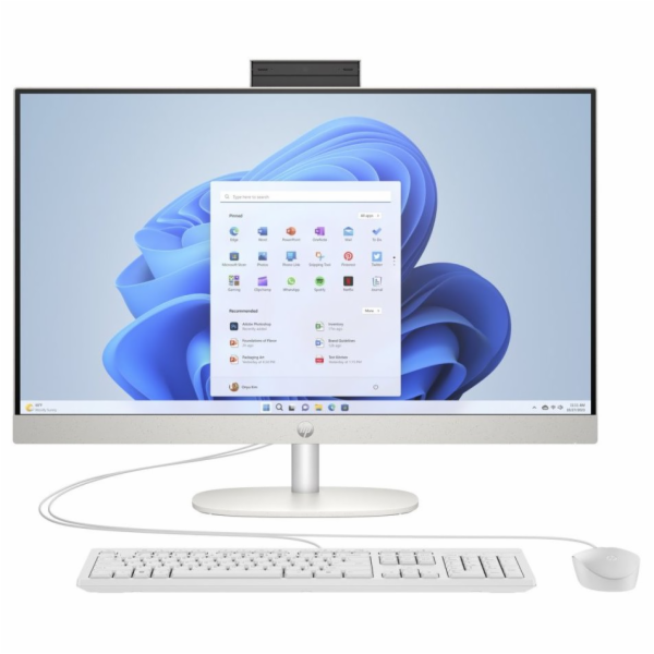 HP 27-cr0001nc AiO, R5-7520U, 27.0 1920x1080/IPS, UMA, 16...