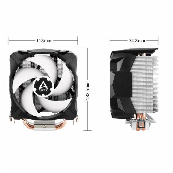 ARCTIC Freezer 7 X chladič CPU, Intel 1700, 115x, 1200, BULK
