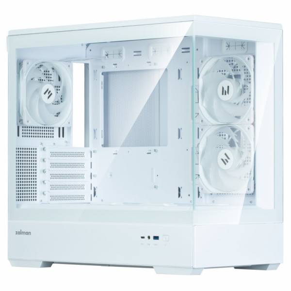 Zalman skříň P30 White / miniT / 3x120mm fan ARGB / USB 3...