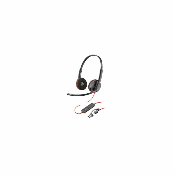Poly Blackwire 3225 náhlavní souprava, 3.5 mm jack + USB-...