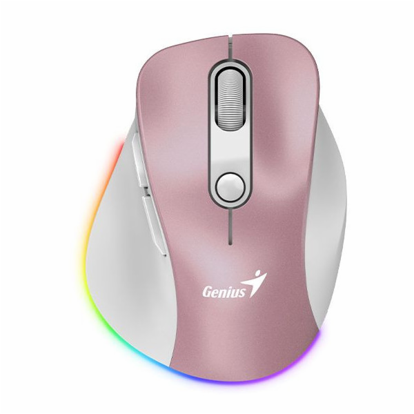 GENIUS Ergo 9000S Pro Pink/ duální Bluetooth + 2,4GHz/ 24...