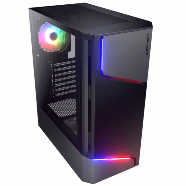 COUGAR PC skříň MX360 Mid Tower Tempered glass cover 120m...