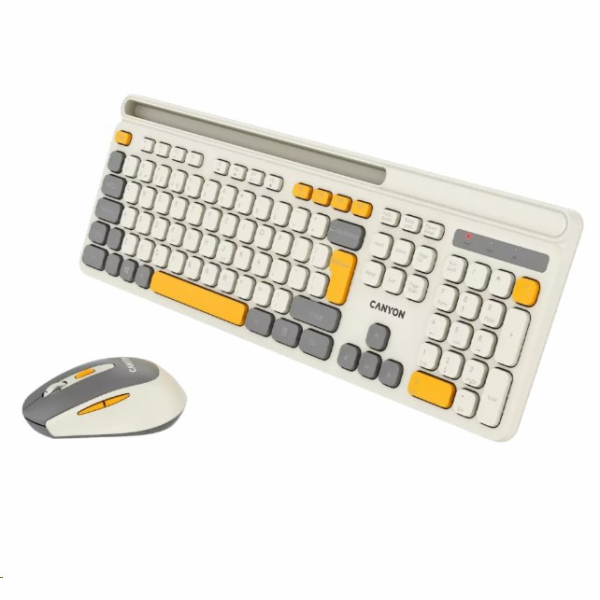 CANYON HSET-W5 bezdrátový SET CS klávesnice + optická myš...