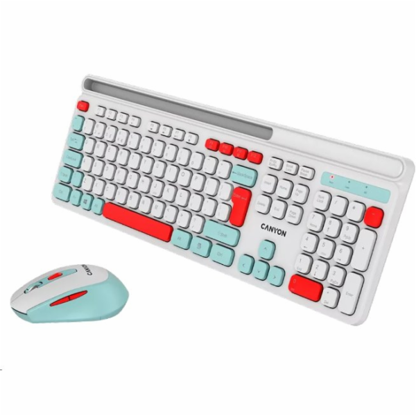 CANYON HSET-W5 bezdrátový SET CS klávesnice + optická myš...