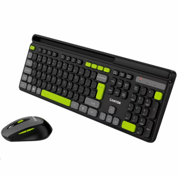 CANYON HSET-W5 bezdrátový SET CS klávesnice + optická myš...