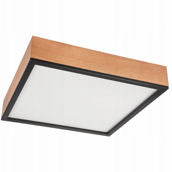 Lamkur Stropní svítidlo Oak Square 48833 4x15W E27 dub/černá