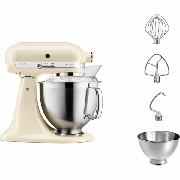 Kuchyňský robot KitchenAid 5KSM185PSEAC krémový 4,8 l 300 W