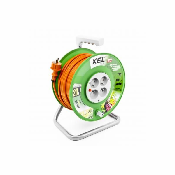 KEL Prodlužovací kabel STANDARD LINE 20m H05VV-F 3x1 4xGS...