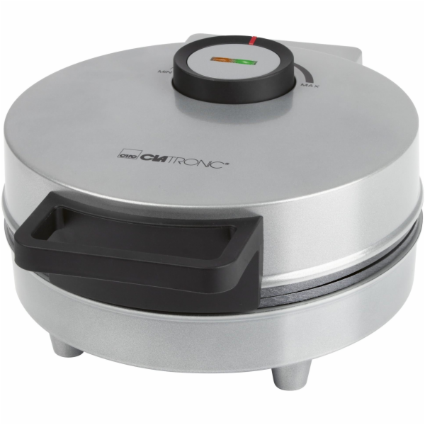Clatronic HA 3833 1 vafle/vaflí 1200 W Černá, Stříbrná