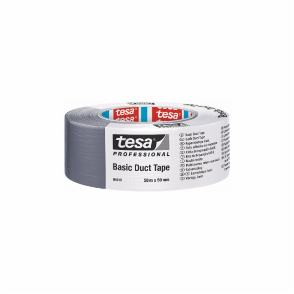 tesa® BASIC Duct Tape, lepicí páska, stříbrná, textilní, ...
