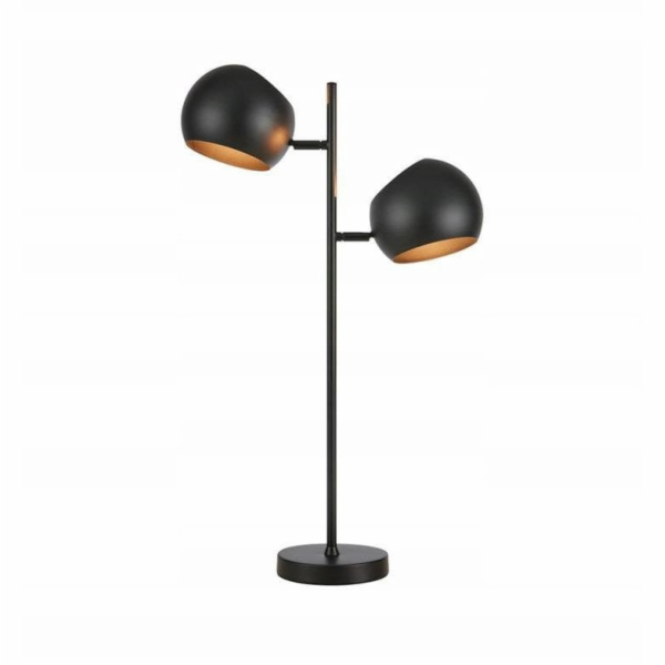 Markslojd Stolní lampa Edgar 108691 2x40W E14 černá/zlatá