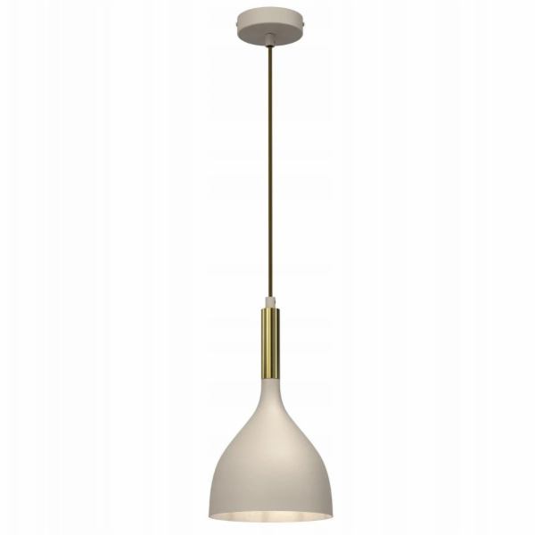 Luminex Závěsná lampa Noak 4005 1x15W E27 béžová/zlatá