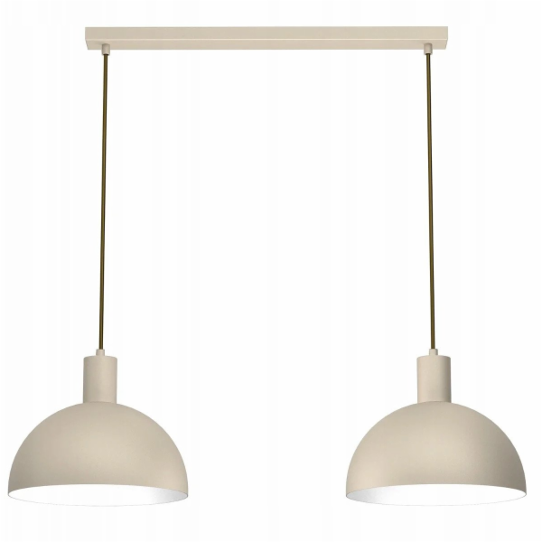 NoName Závěsná lampa Luminex Handa 4308 2x15W E27 béžová